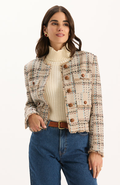 Randy Hyland Bouclé Jacket - Multi Boucle – tyler böe