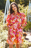 Lydia Tiger Lily Floral Dress - Tiger Lily Floral