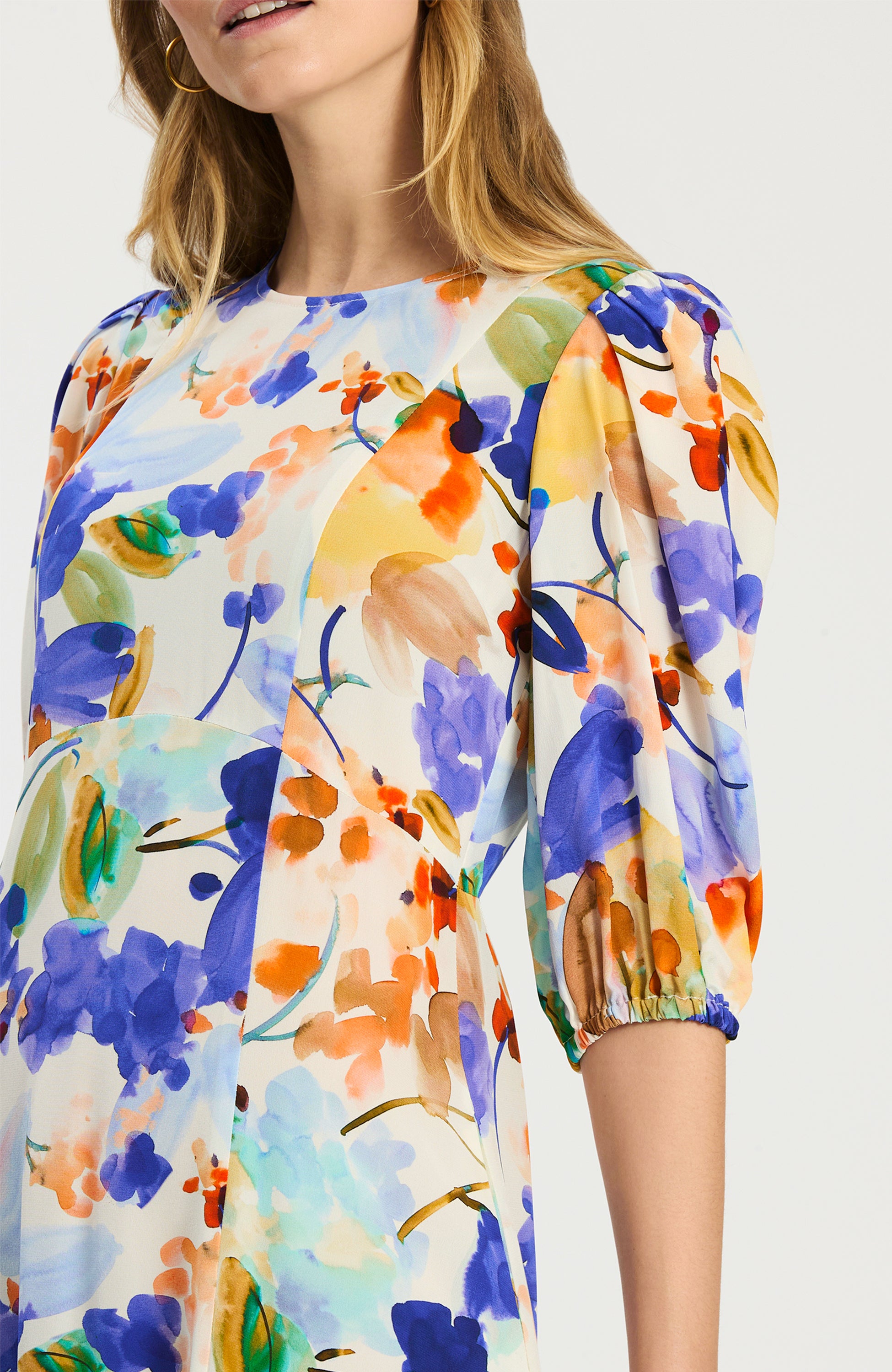 watercolor dress Petite Studio's Neesha in Petite Studio creates high fashion clothing specifically for petites Watercolor Dress Small