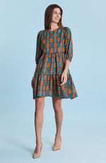 Phoebe Cotton Skimmer Dress - Multi Macaroons