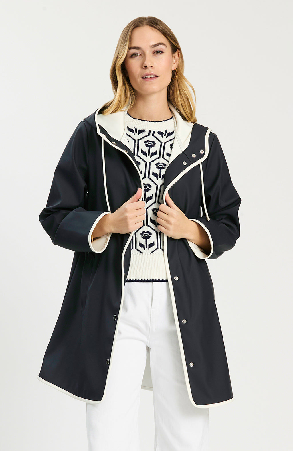 Block Island Rain Coat - Navy – tyler böe