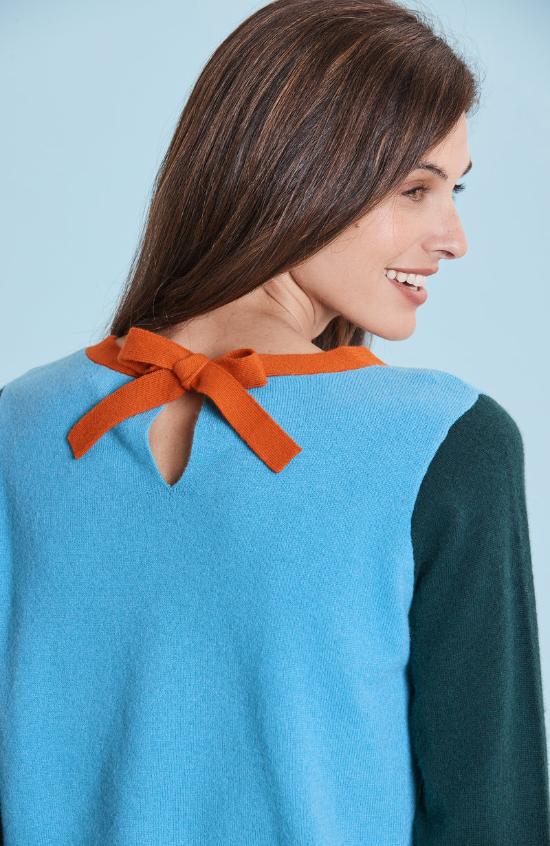 Cashmere Colorblock Sweater - Multi Colorblock