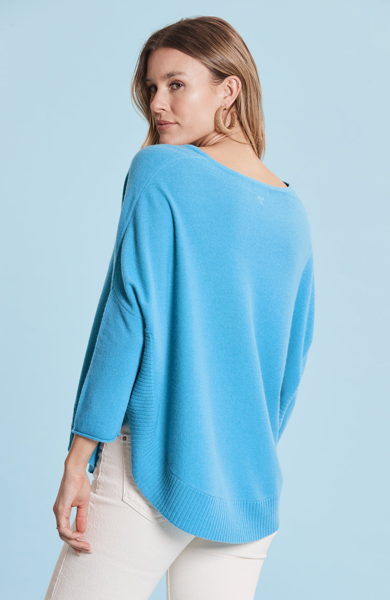 Cashmere Capelet - Aquamarine