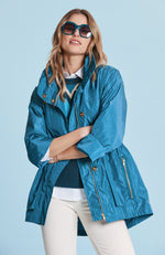 Newport Rain Slicker - Deep Aquamarine