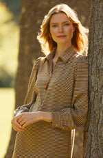 Melanie Knit Dress - Houndstooth