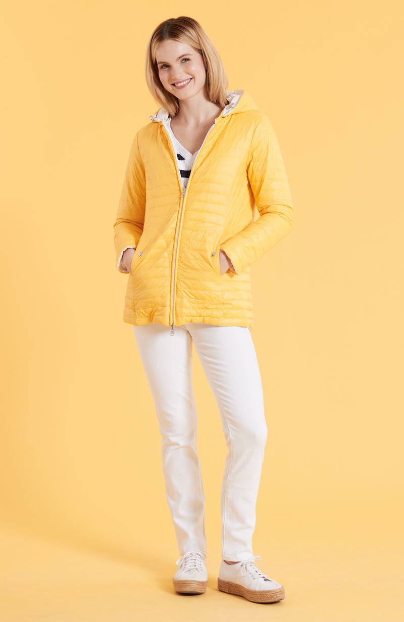 Martha Reversible Jacket - Sunshine Yellow