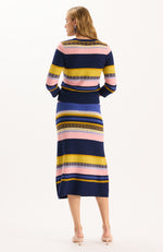 Georgie Merino Blend Sweater - Multi Stripes