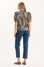 Jenna Cotton Sugar Plum Paisley Top - Sugar Plum Paisley