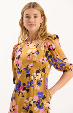 Frankie Charmeuse Dress - Enchanted Floral