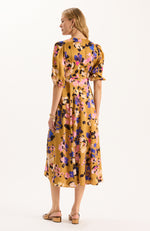 Frankie Charmeuse Dress - Enchanted Floral