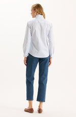 Natalie Striped Shirt - Blue Stripes