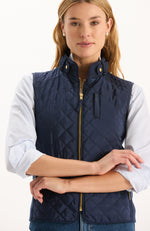 Moto Vest - Navy