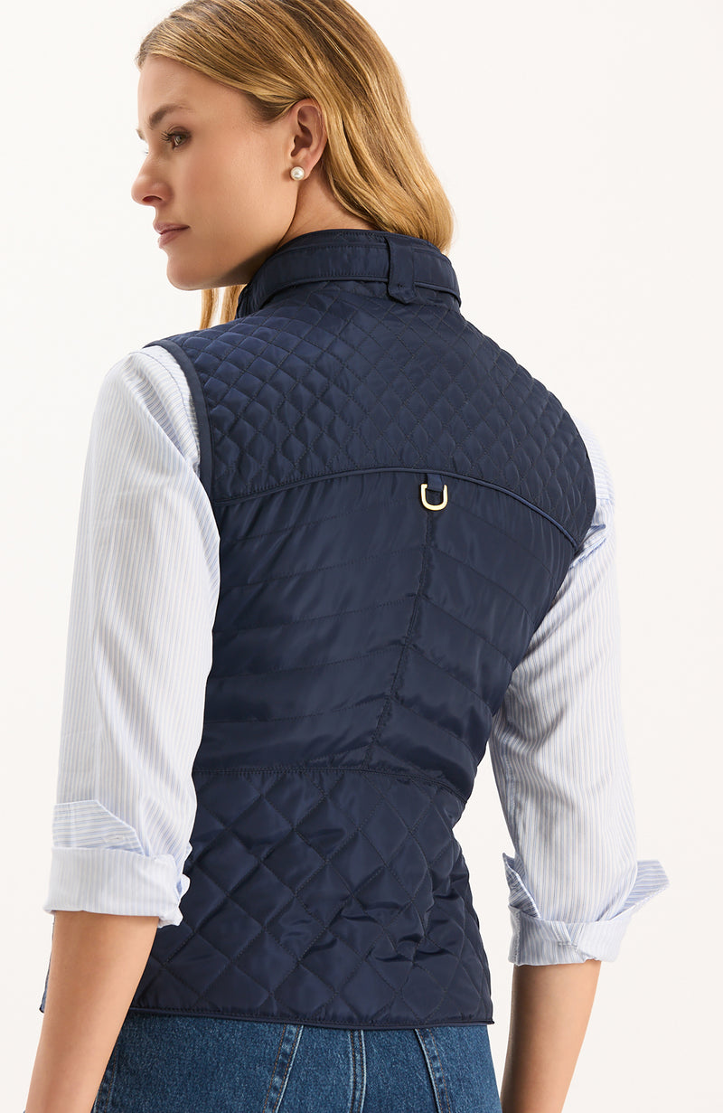 Moto Vest - Navy