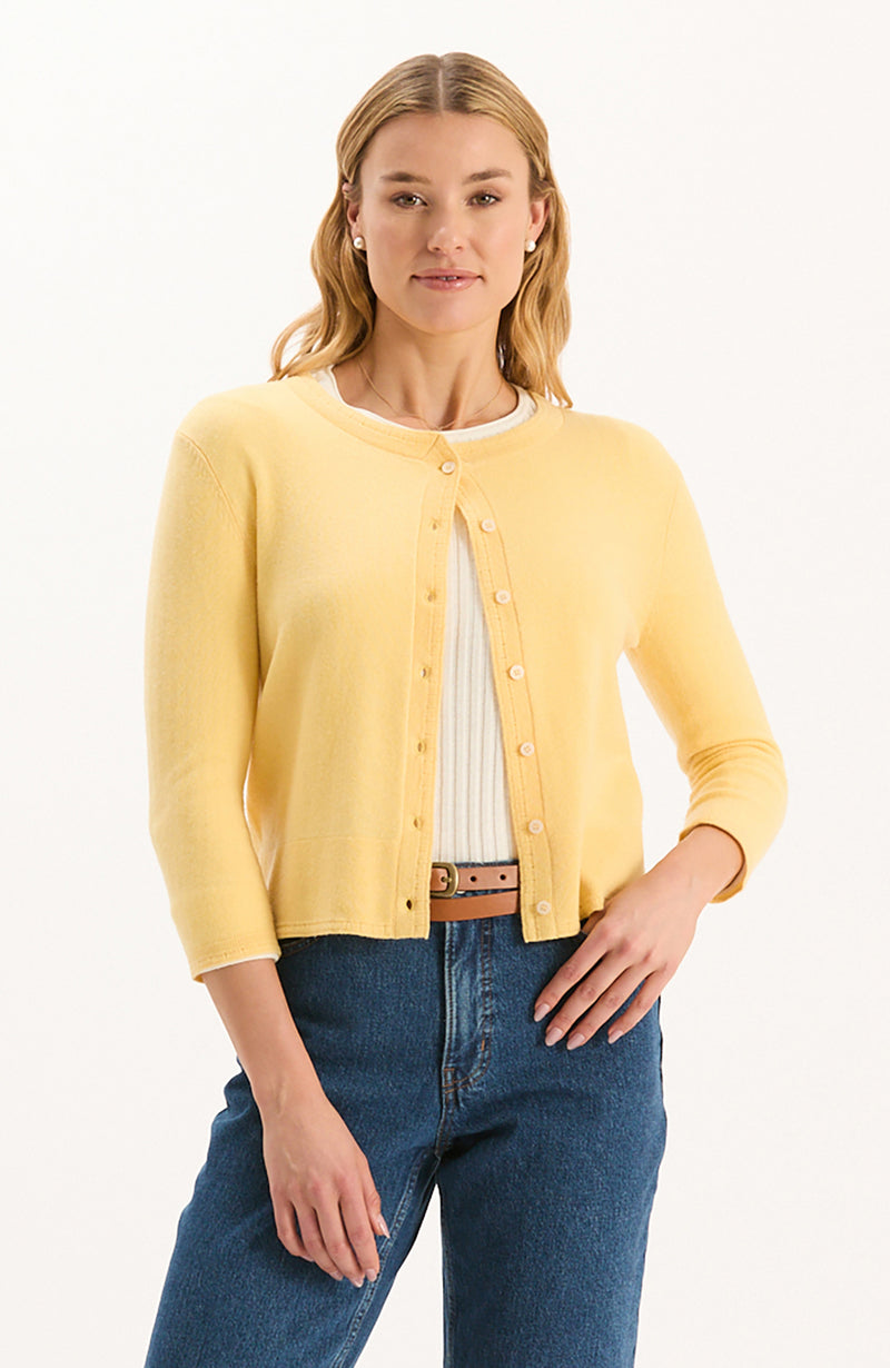 Marni Cashmere Cardigan - Morning Sun