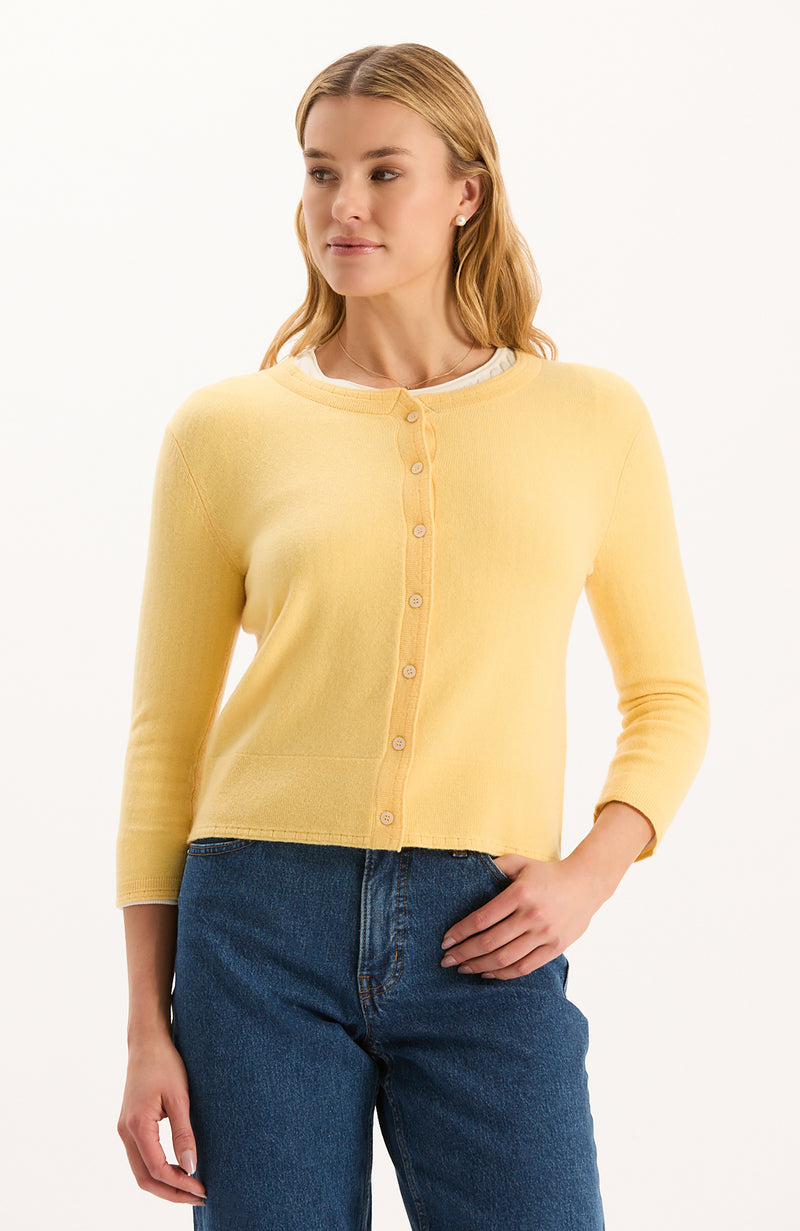 Marni Cashmere Cardigan - Morning Sun