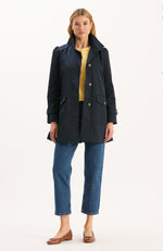 Sutton Water Repellent Trench - Mid Navy