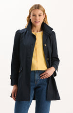 Sutton Water Repellent Trench - Mid Navy