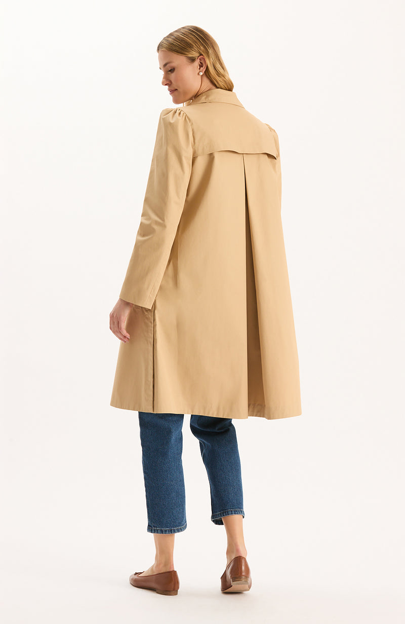 Tasha Water Repellent Trench - British Khaki