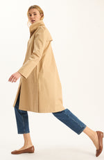 Tasha Water Repellent Trench - British Khaki