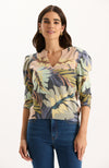 Lily Jersey Autumn Leaves Sweater - Autumn Leaves