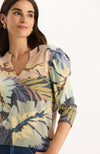 Lily Jersey Autumn Leaves Sweater - Autumn Leaves