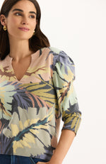 Lily Jersey Autumn Leaves Sweater - Autumn Leaves