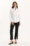 Margie Ponte Slit Front Pant - Black