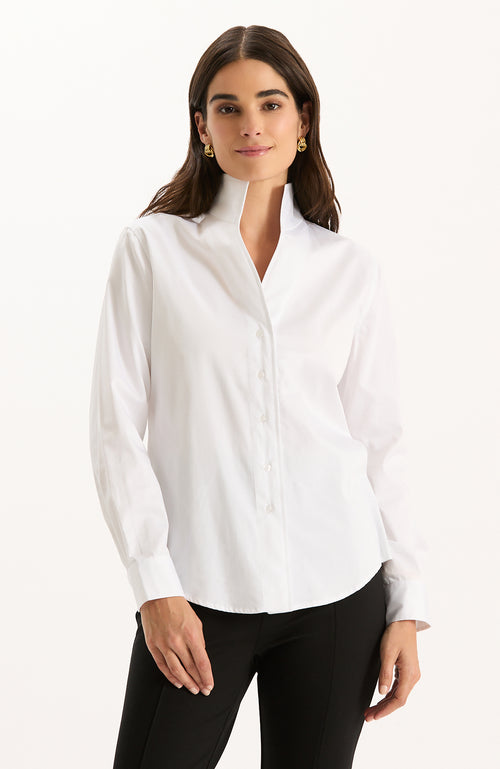 Natalie Cotton Shirt - White
