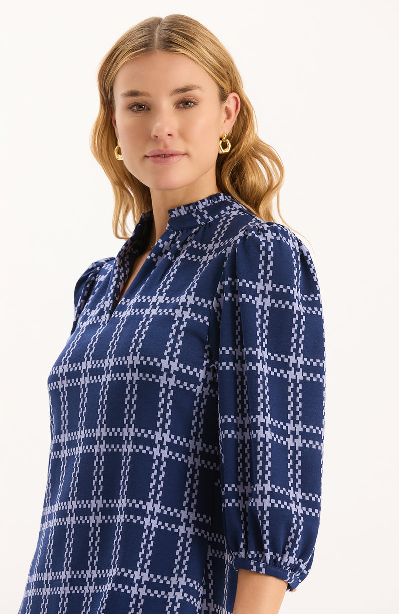 Sherri Knit Dress - Navy Sweet Lavender