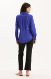 Addison Faux Suede Shirt - Royal