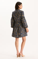 Emory Cotton Embroidered Dress - Embroidery Print