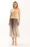 Cara Pleated Skirt - Ombré Plaid