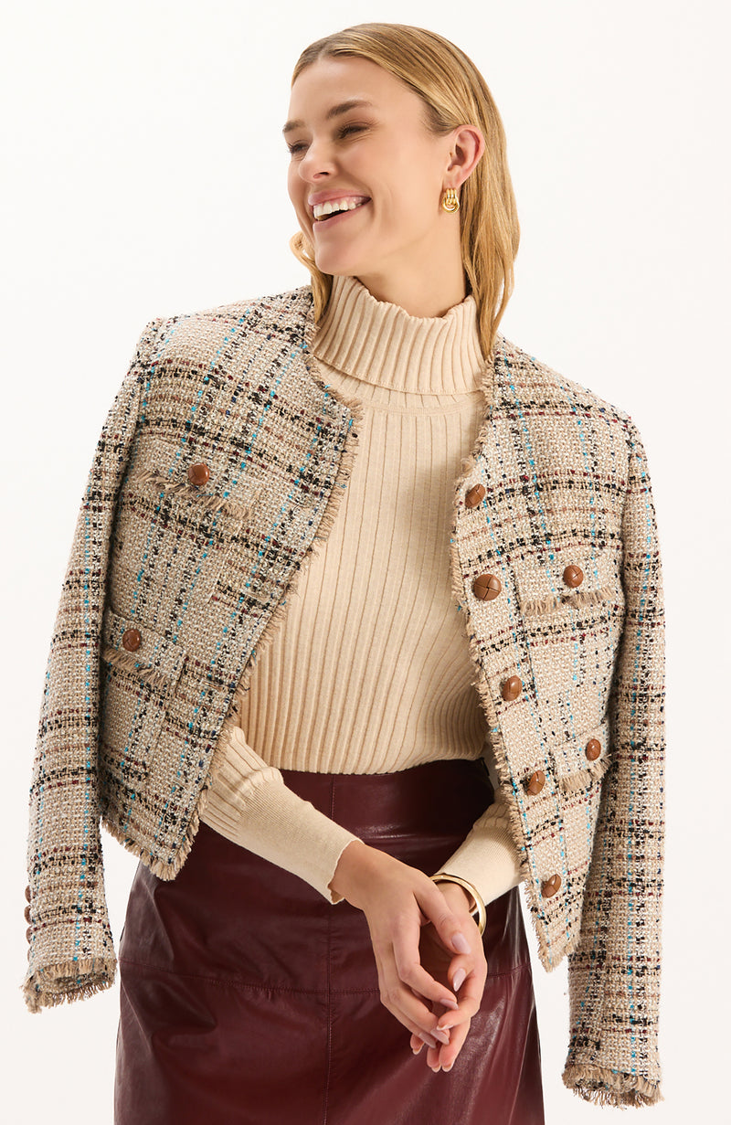 Randy Hyland Bouclé Jacket - Multi Boucle