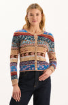 Daniella Novelty Stitch Cardigan - Multi Pattern