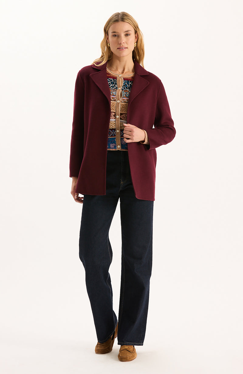Shannon Car Coat - Tawny Port