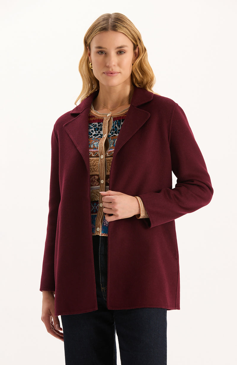 Shannon Car Coat - Tawny Port