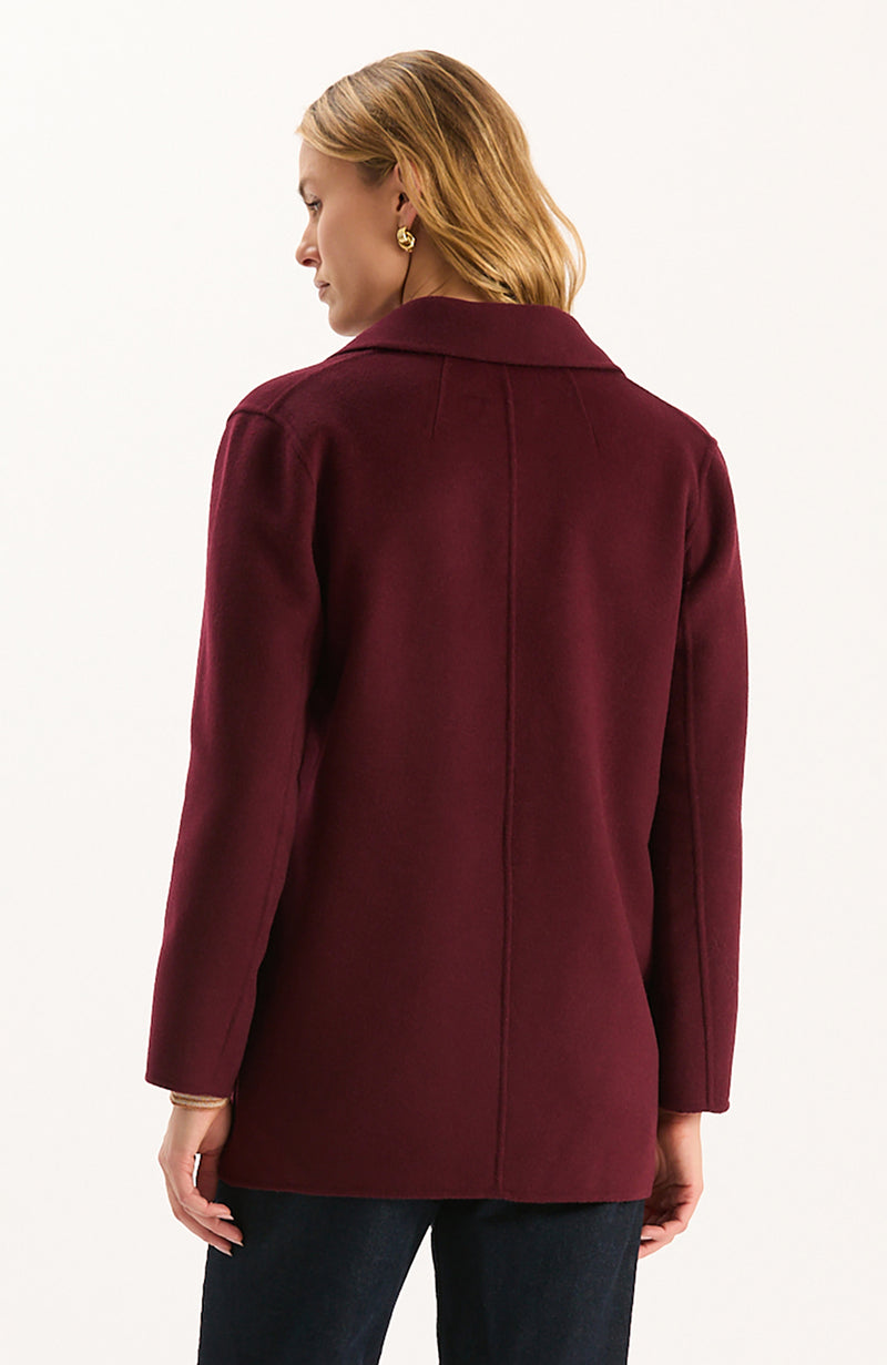 Shannon Car Coat - Tawny Port
