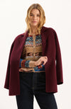 Shannon Car Coat - Tawny Port