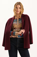 Shannon Car Coat - Tawny Port