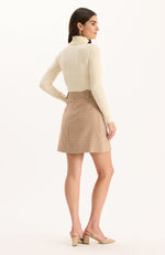 Twiggy Houndstooth Skirt - Multi Houndstooth
