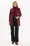 Jordan Faux Suede Jacket - Tawny Port
