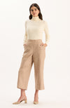 Payton Houndstooth Cropped Pant - Multi Houndstooth