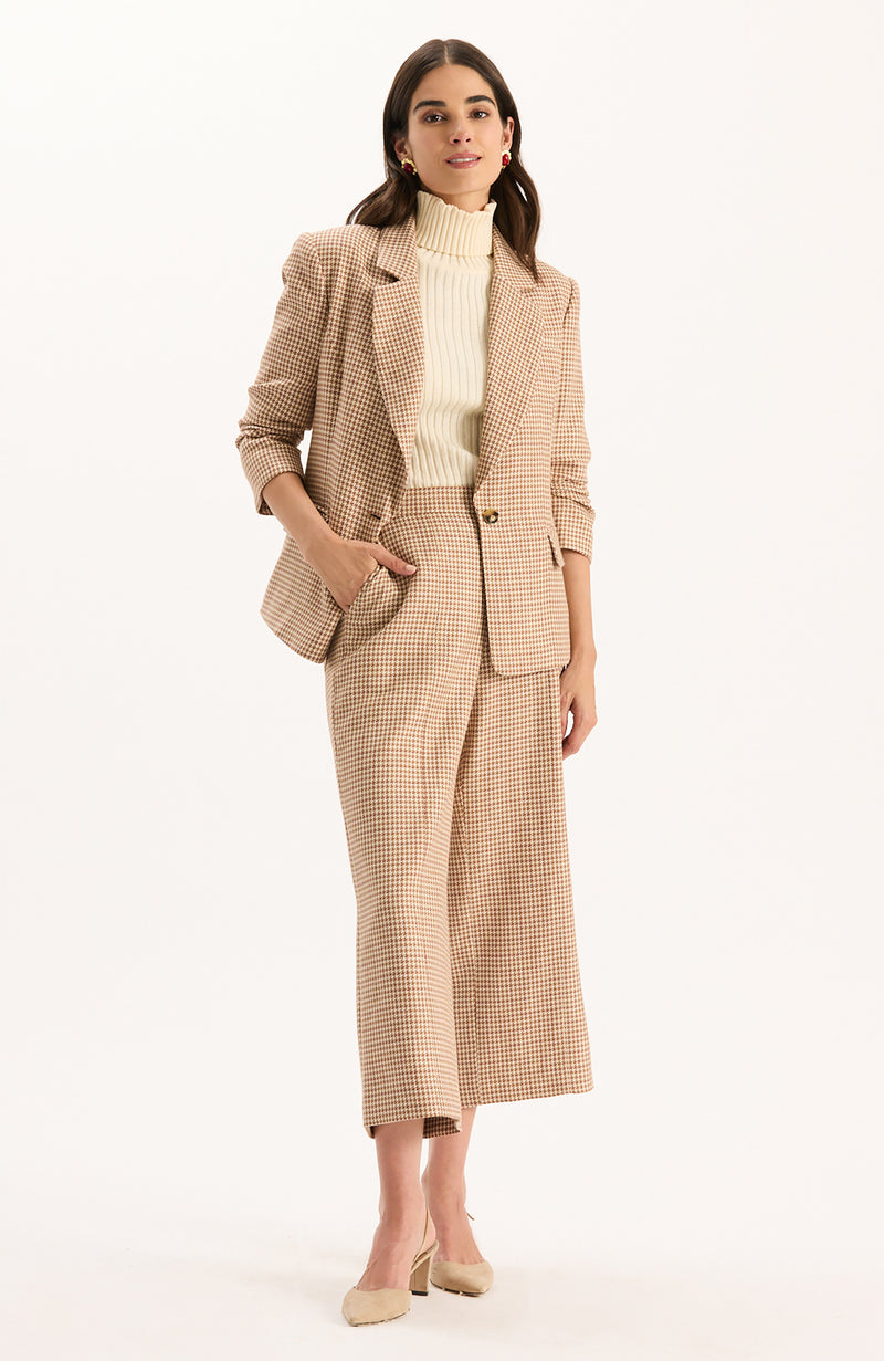 Taylor Houndstooth Blazer - Multi Houndstooth