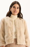 Aspen Faux Fur Jacket - Blonde