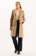 Perry Mid Length Coat - Camel