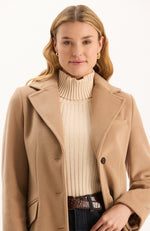 Perry Mid Length Coat - Camel