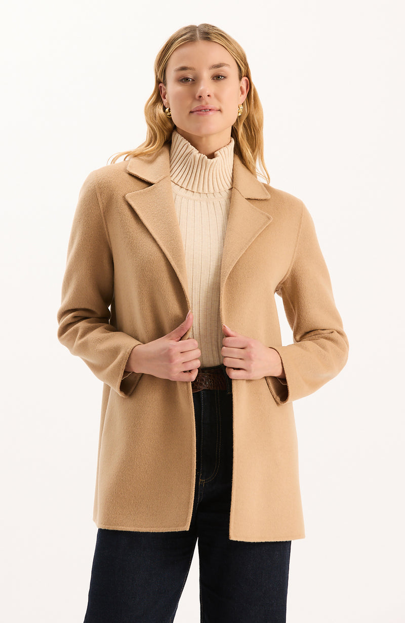 Shannon Car Coat - Camel