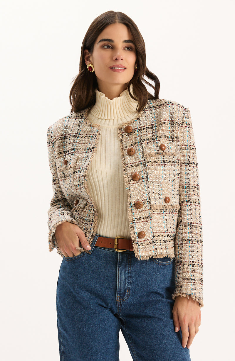 Randy Hyland Bouclé Jacket - Multi Boucle