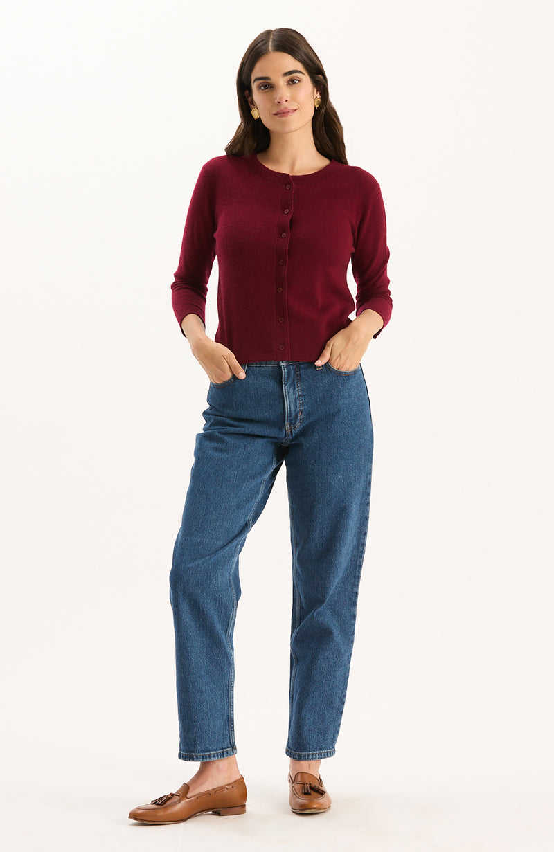 Marni Cashmere Cardigan - Crimson