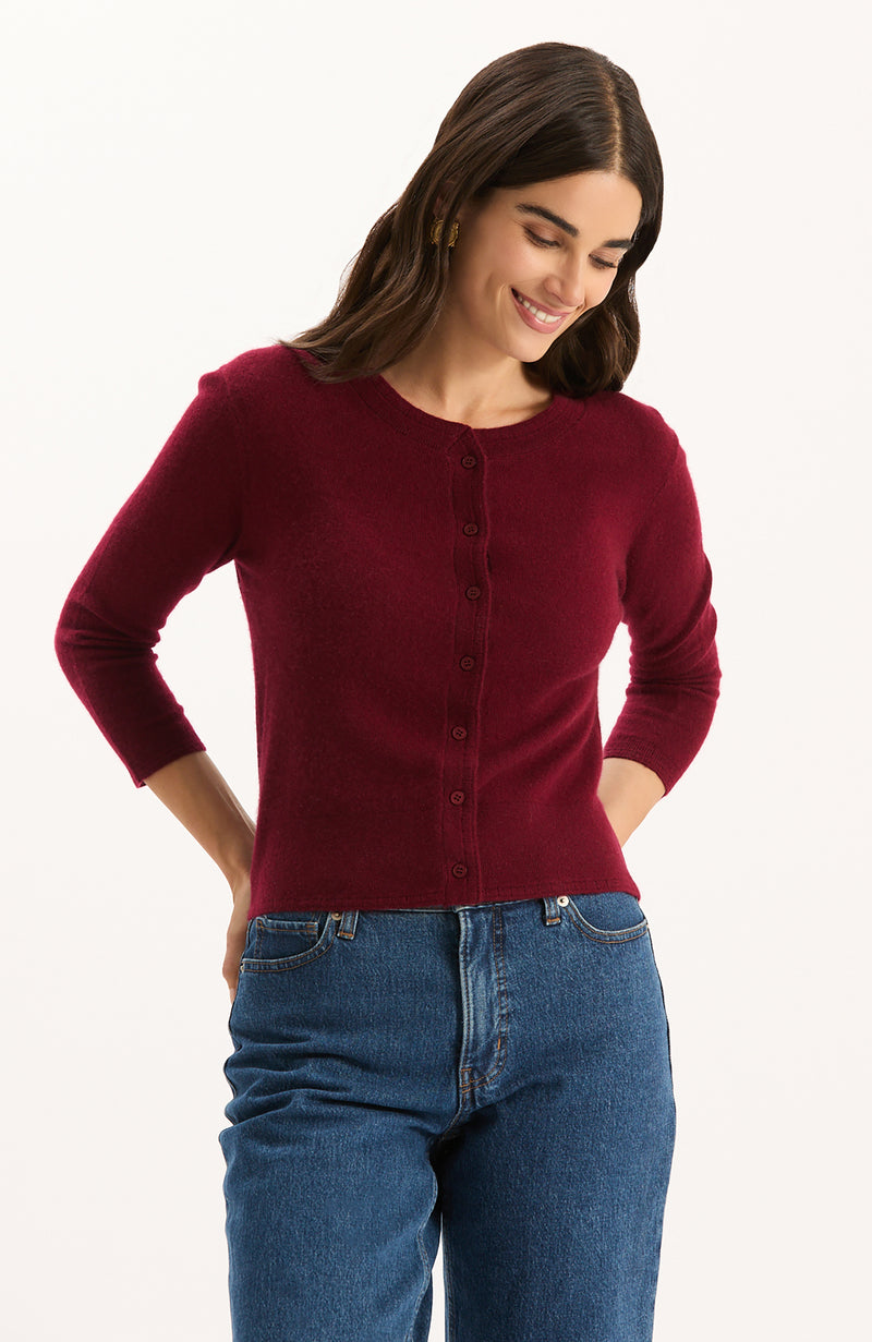 Marni Cashmere Cardigan - Crimson